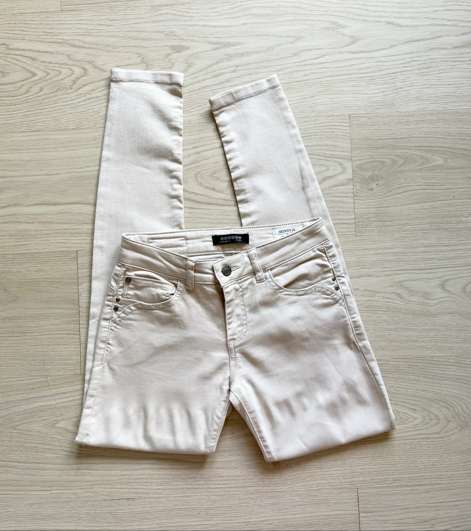 Calça slim skinny bege Bonobo tamanho 34 XS – photo 5
